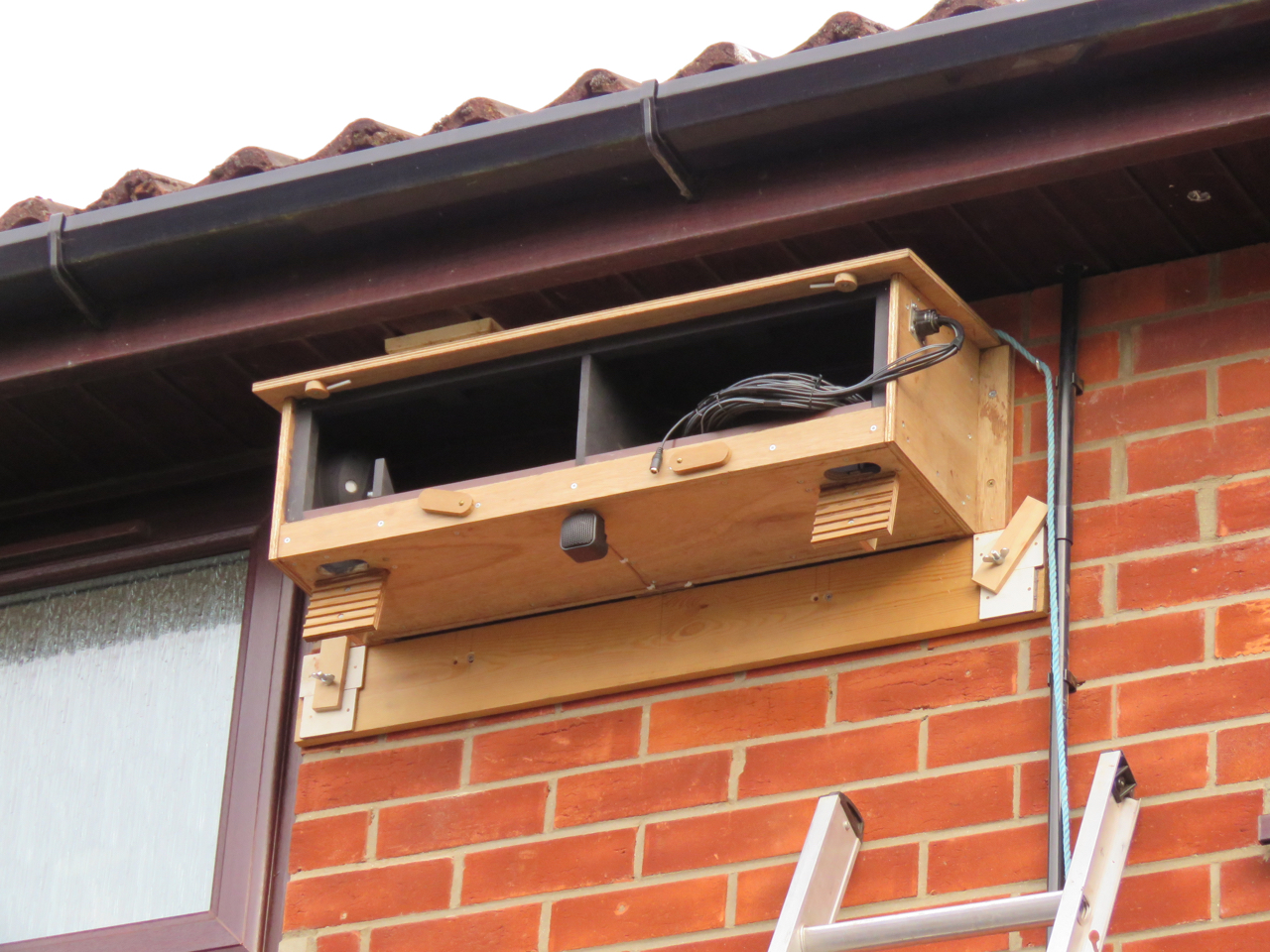 The Swift box in place.